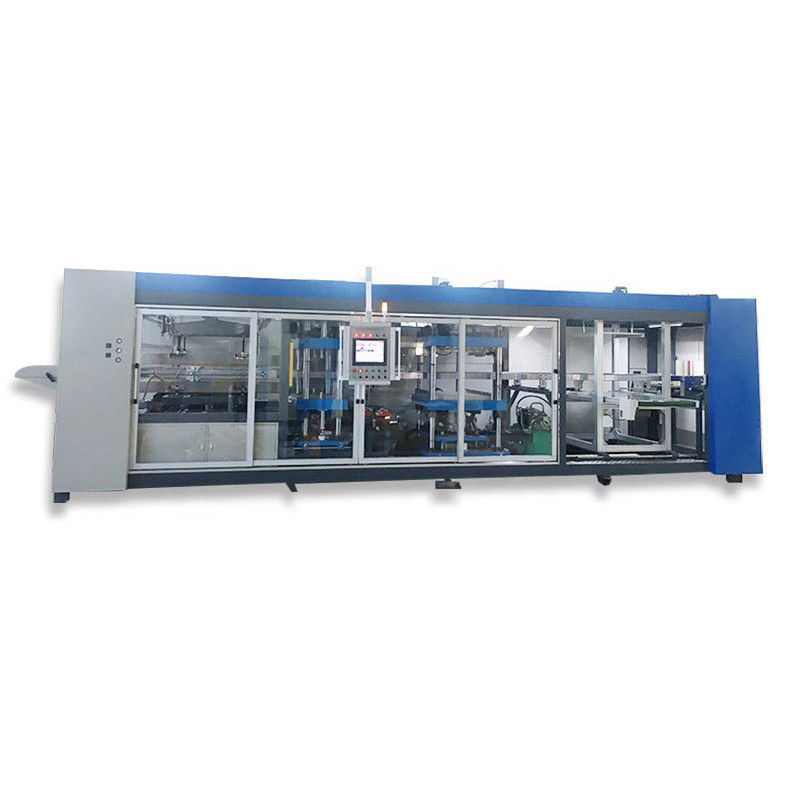 Three Station CE Height 150mm Plastic Thermoforming Machine